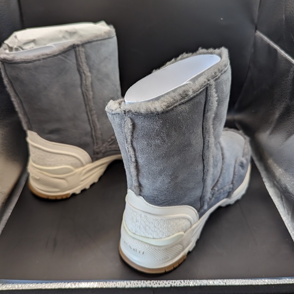 Coach Portia Cold Weather Bootie, Size 10, Grey, Slip On - Picture 5 of 8